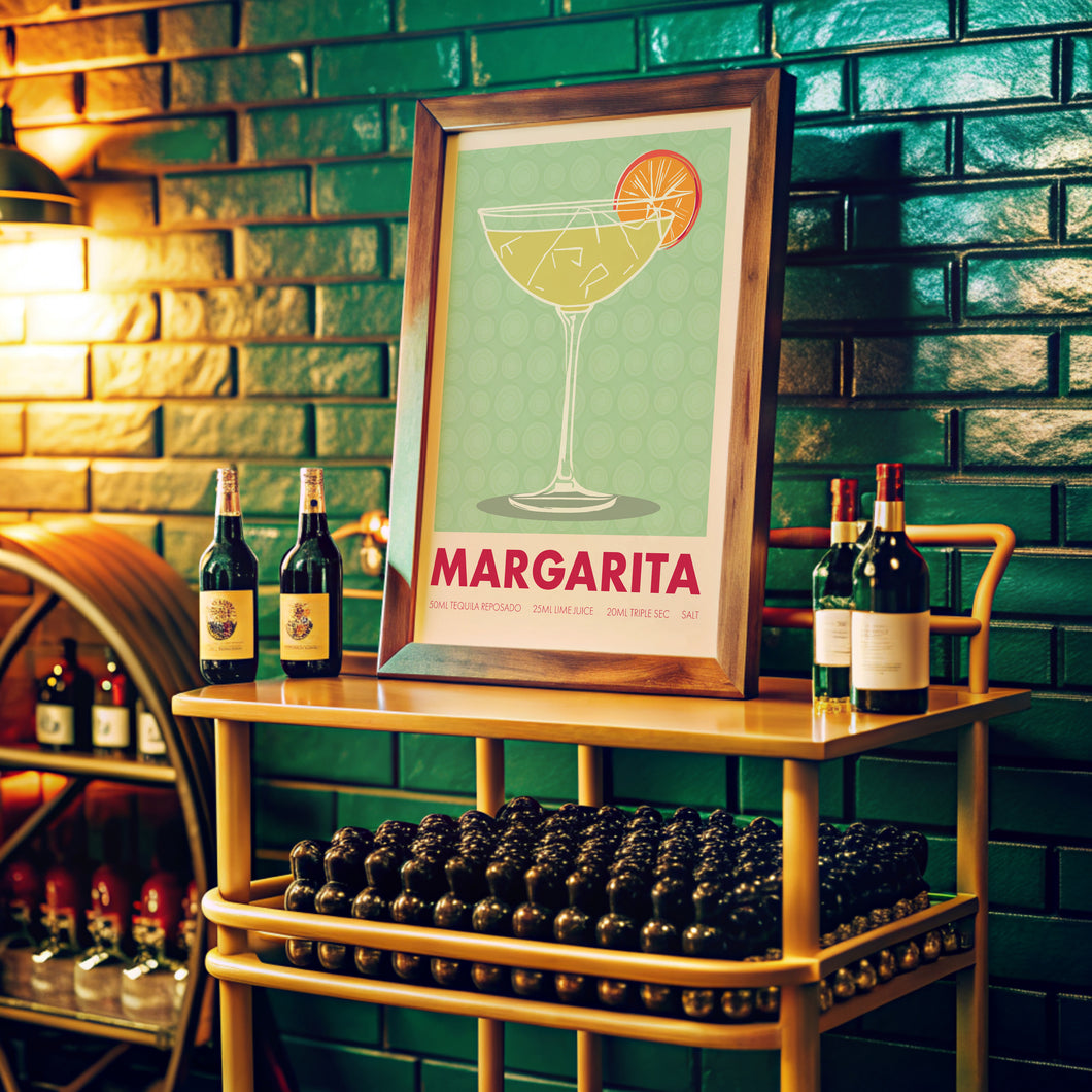 Margarita Cocktail Poster