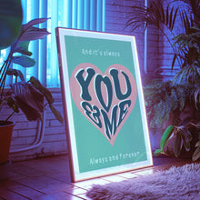 Load image into Gallery viewer, You And Me Song Poster
