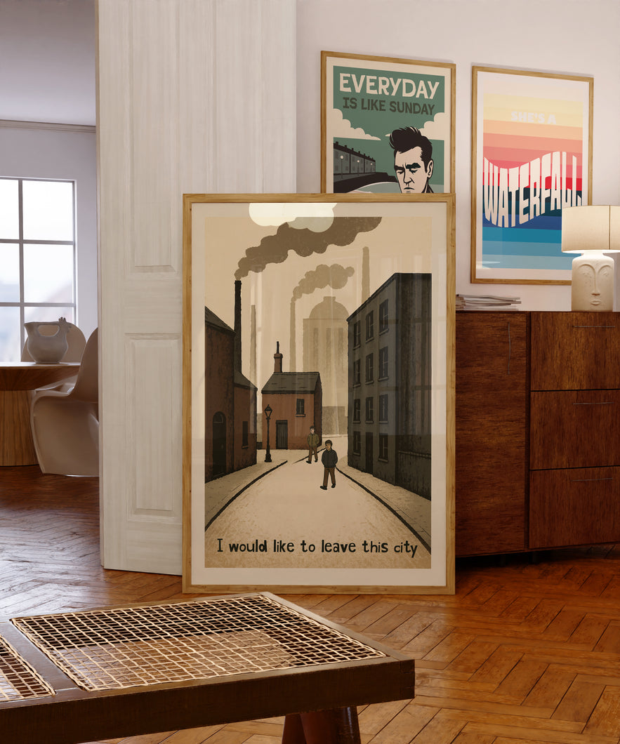 oasis half a world away poster