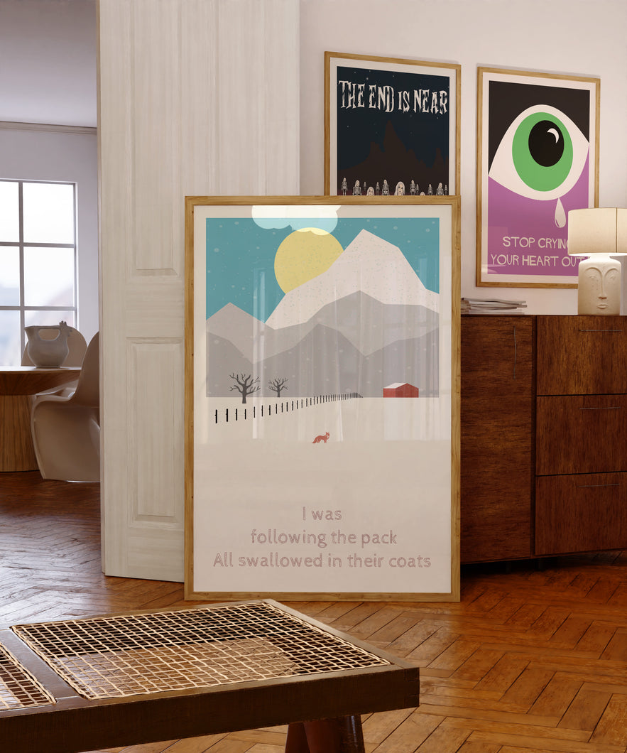 White Winer Hymnal Poster