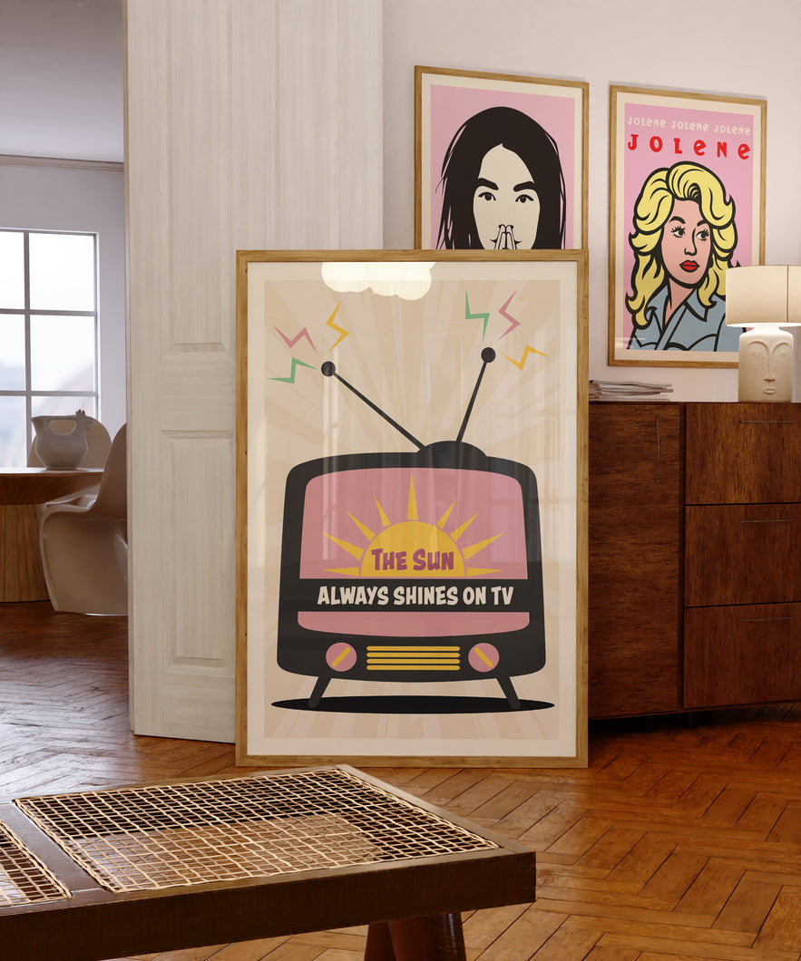 aha The Sun Always Shines On TV Poster