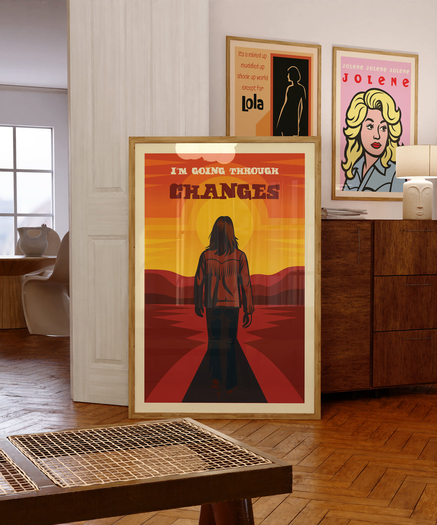 black sabbath changes song lyric poster