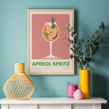 Load image into Gallery viewer, Aperol Spritz Cocktail Poster
