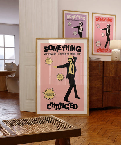 Something Changed (Peach) Poster