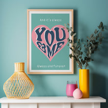 Load image into Gallery viewer, You And Me Song Poster
