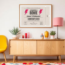 Load image into Gallery viewer, Ziggy Stardust Ticket Poster
