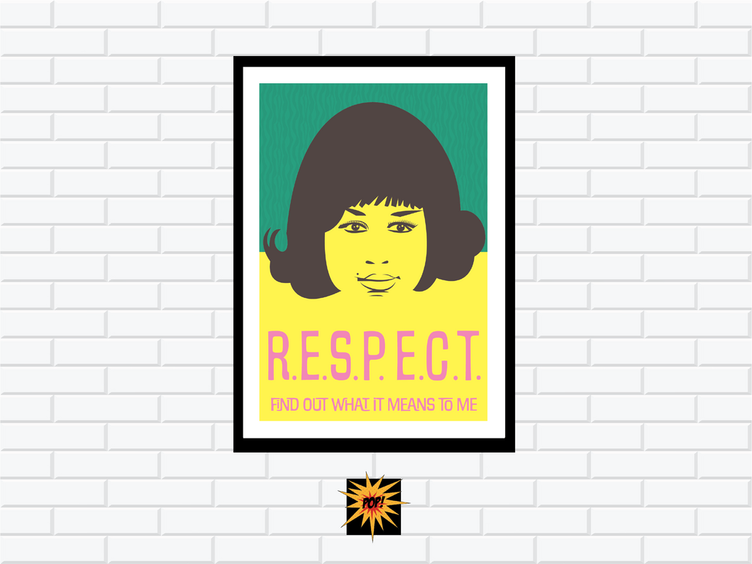 Aretha Franklin Respect Poster