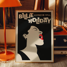 Load image into Gallery viewer, billie holiday concert poster
