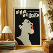 Load image into Gallery viewer, billie holiday concert poster
