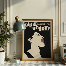 Load image into Gallery viewer, billie holiday concert poster
