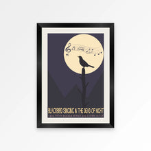 Load image into Gallery viewer, beatles blackbird poster
