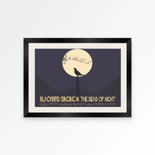 Load image into Gallery viewer, beatles blackbird poster
