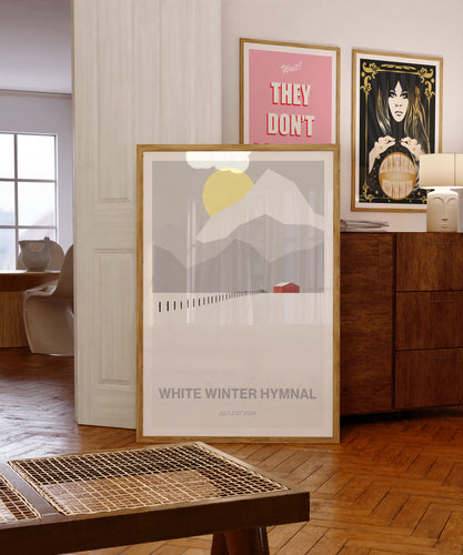 White Winter Hymnal Poster