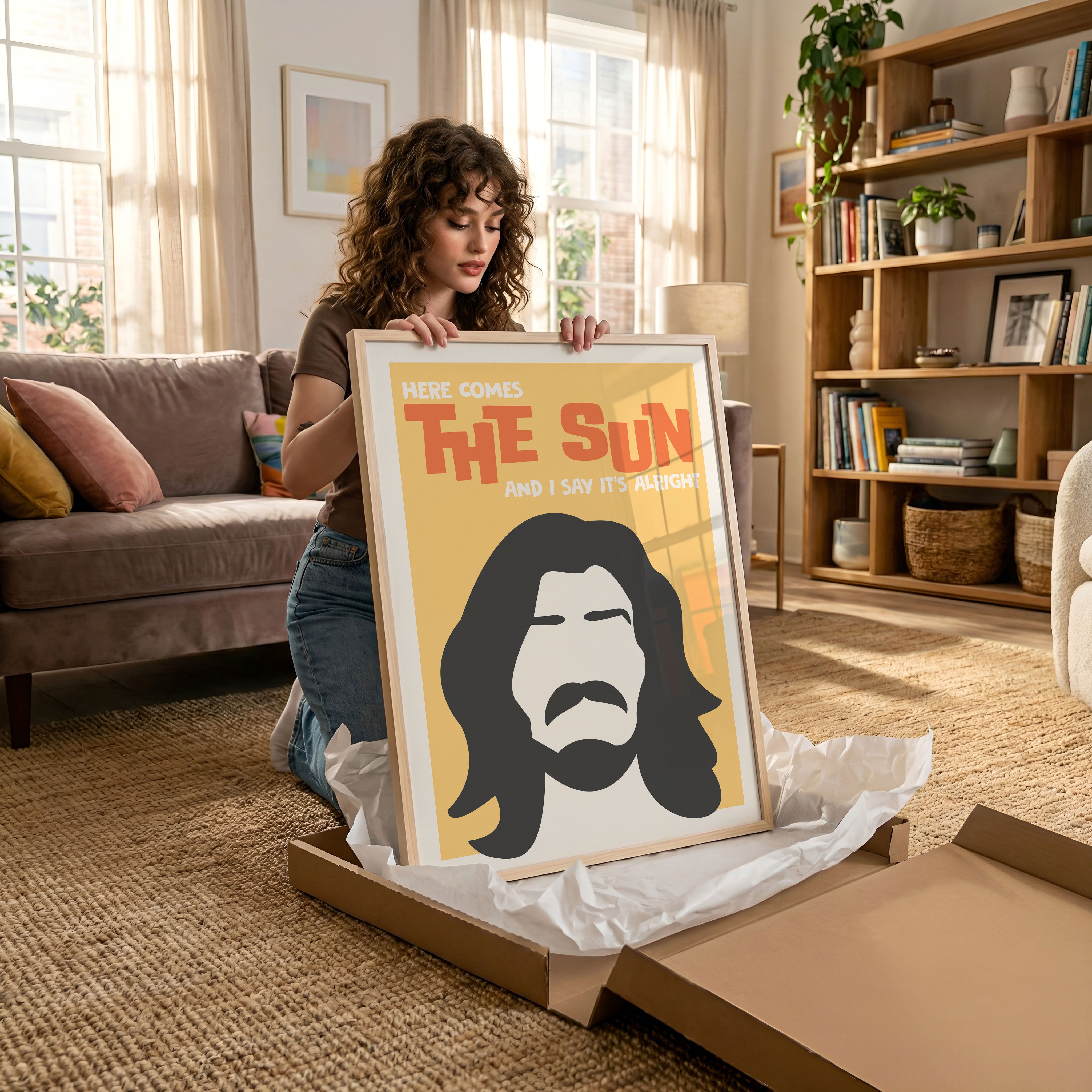 Here Comes The Sun Poster
