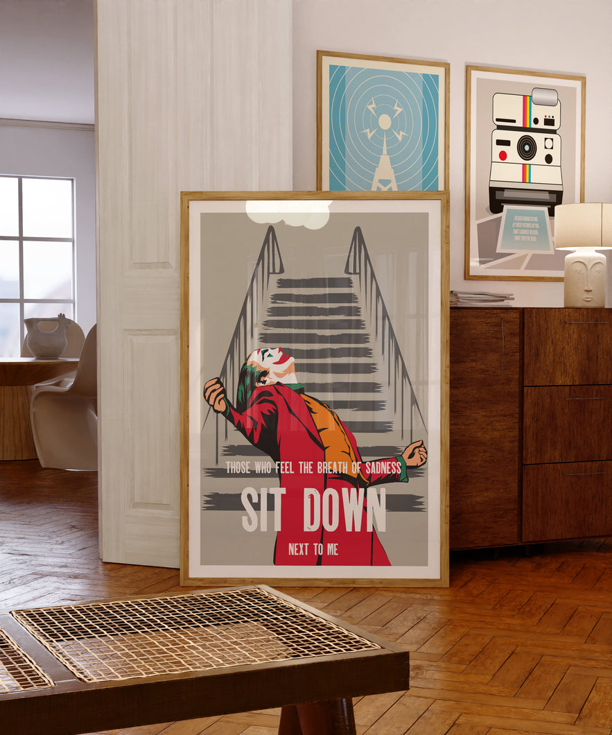 James Sit Down Poster