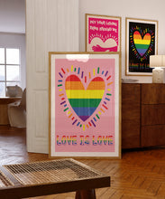 Load image into Gallery viewer, Love Is Love (pink) Poster
