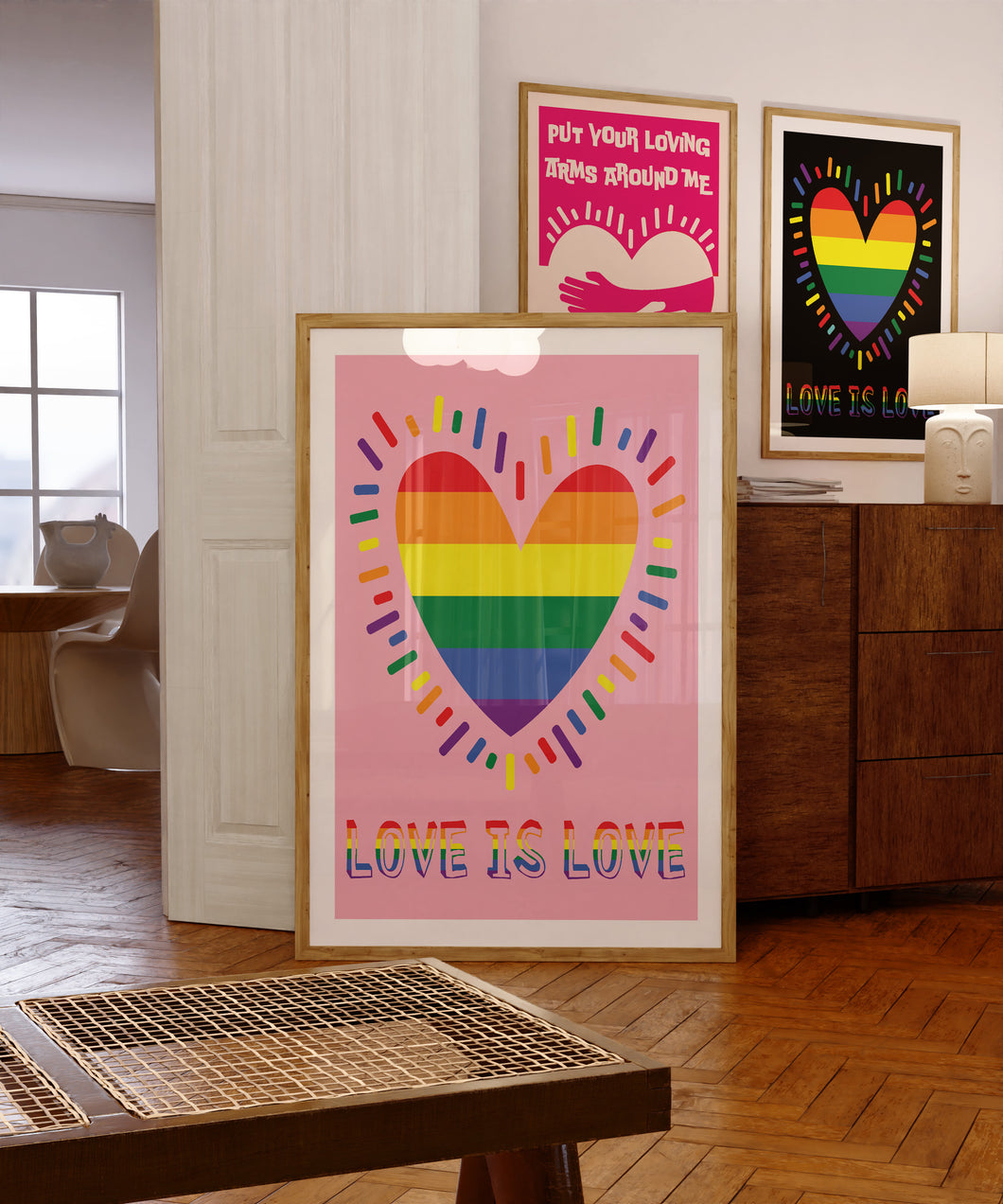 Love Is Love (pink) Poster