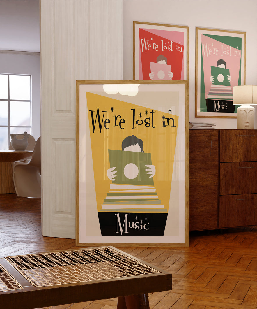 Lost In Music Poster