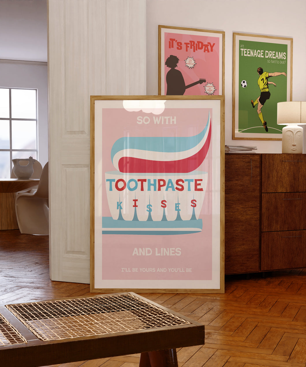 Toothpaste Kisses Poster