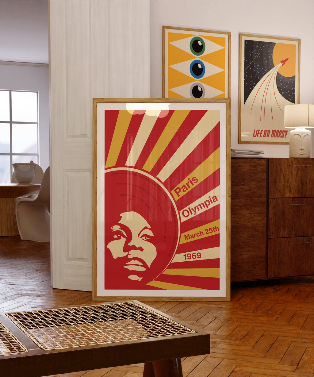 Nina Simone Concert Poster.