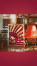 Load and play video in Gallery viewer, Nina Simone Concert Poster.
