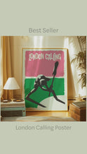 Load and play video in Gallery viewer, London Calling Song Lyric Poster
