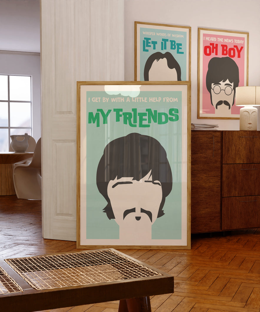With A Little Help From My Friends Poster