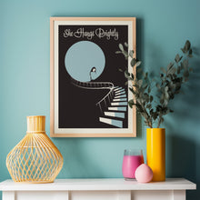 Load image into Gallery viewer, She Hangs Brightly Poster
