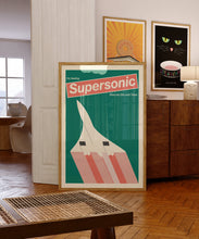 Load image into Gallery viewer, Supersonic poster
