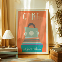 Load image into Gallery viewer, Girl Put Your Records On Poster
