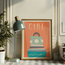 Load image into Gallery viewer, Girl Put Your Records On Poster
