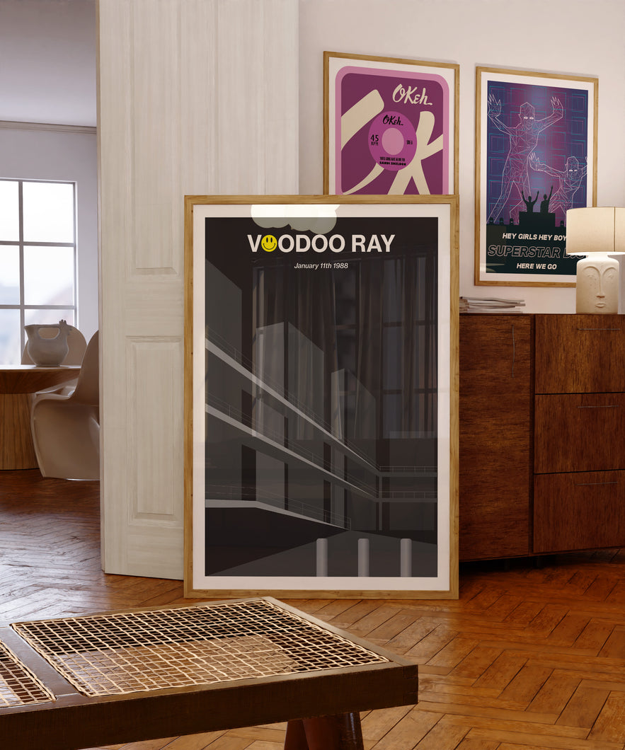 Voodoo Ray 303 Pattern Notes Manchester Bands – Poptart Posters