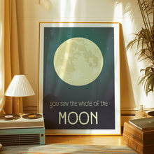 Load image into Gallery viewer, The Whole Of The Moon Poster
