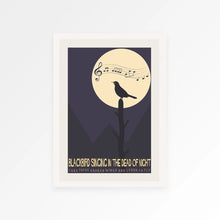 Load image into Gallery viewer, beatles blackbird poster
