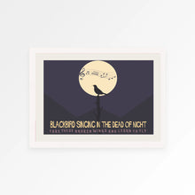 Load image into Gallery viewer, beatles blackbird poster
