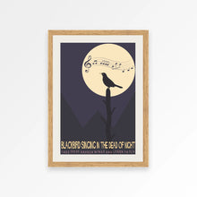 Load image into Gallery viewer, beatles blackbird poster
