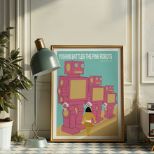 Load image into Gallery viewer, Pink Robots Poster
