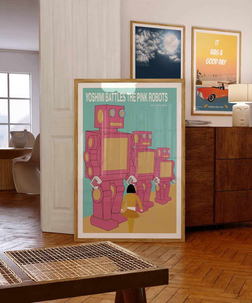 Yoshimi Battles The Pink Robots Poster