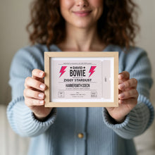 Load image into Gallery viewer, Ziggy Stardust Ticket Poster
