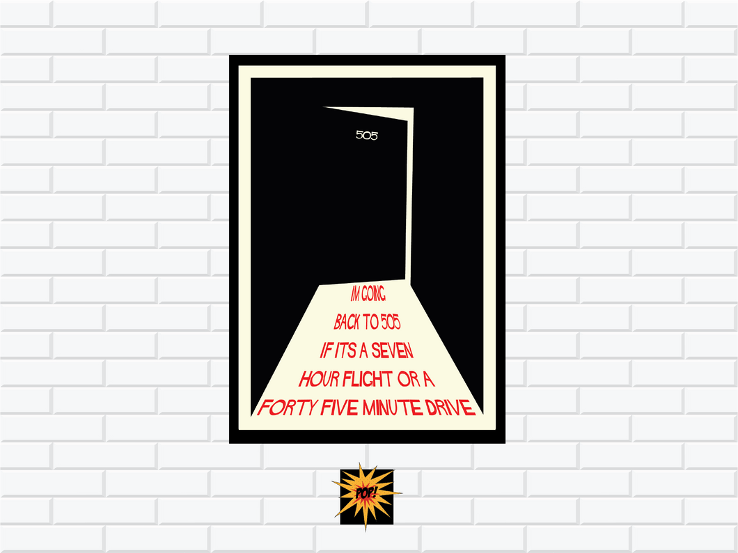 Arctic Monkeys 505 Poster