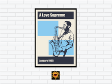 Load image into Gallery viewer, john coltrane a love supreme poster
