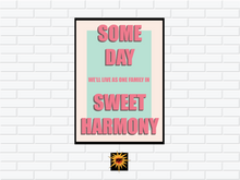 Load image into Gallery viewer, someday song lyric poster
