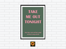 Load image into Gallery viewer, smiths there is a light poster
