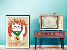 Load image into Gallery viewer, daft punk get lucky poster
