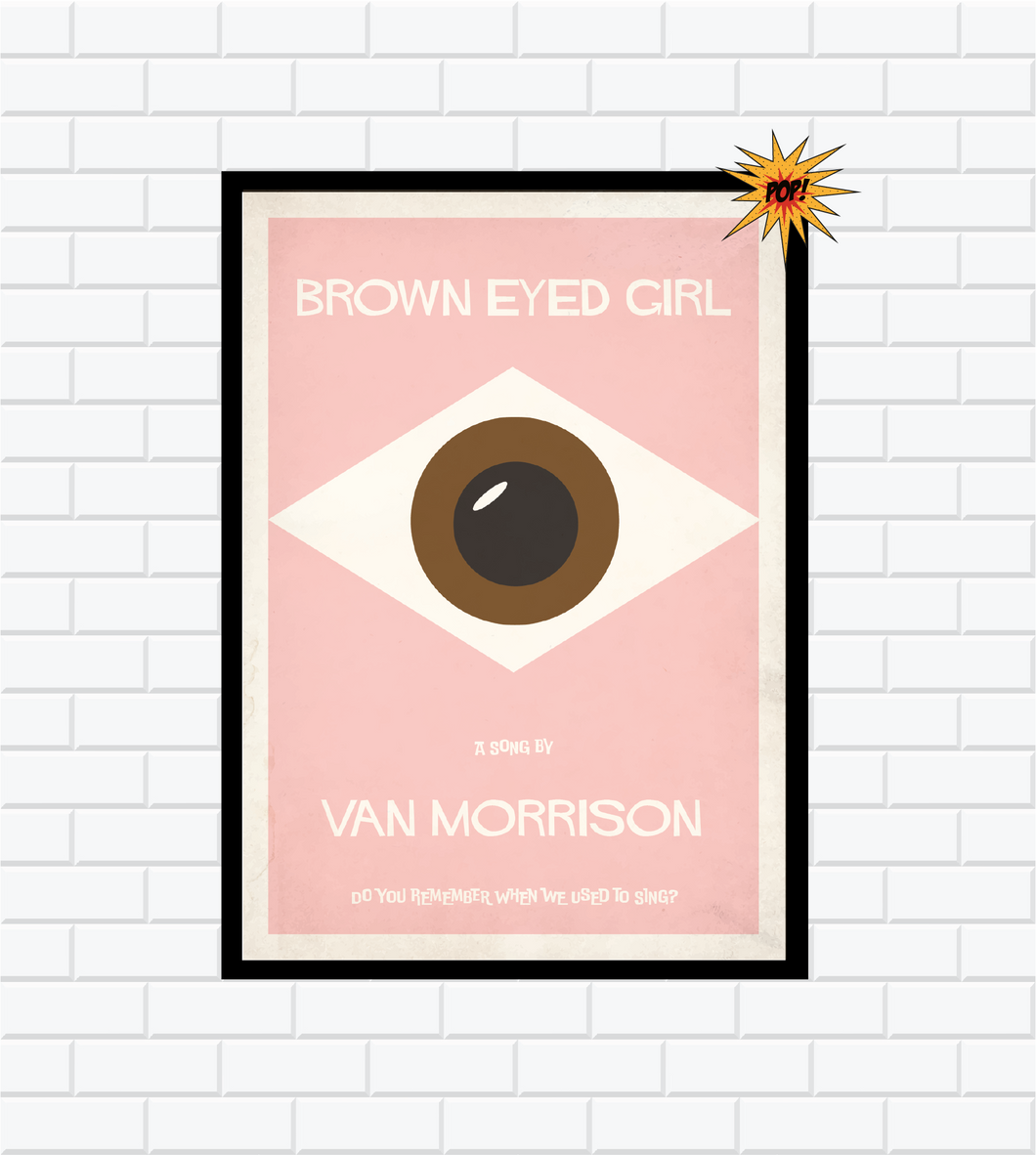 brown eyed girl poster