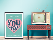 Load image into Gallery viewer, You And Me Song Poster
