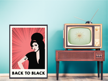 Load image into Gallery viewer, back to black poster
