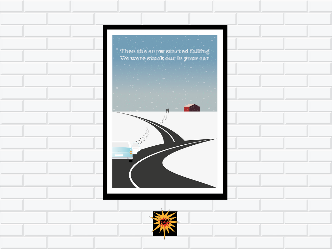 Bon Iver Blood Bank Poster