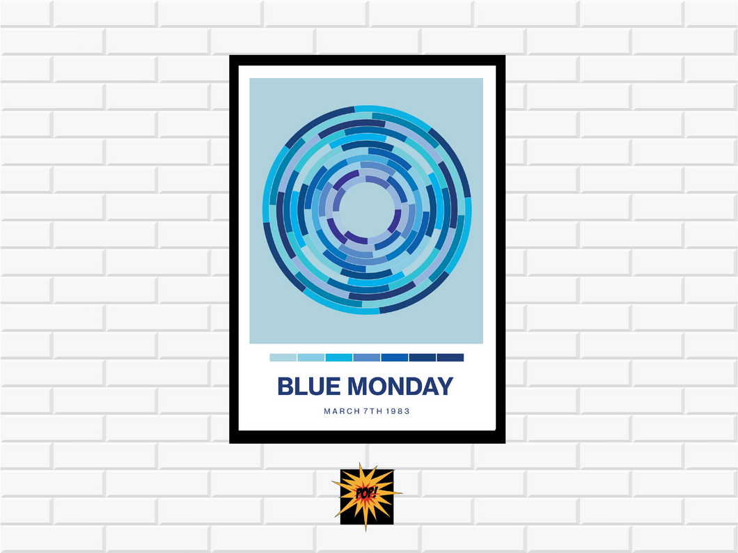 blue monday poster