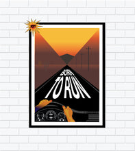 Load image into Gallery viewer, born to run poster

